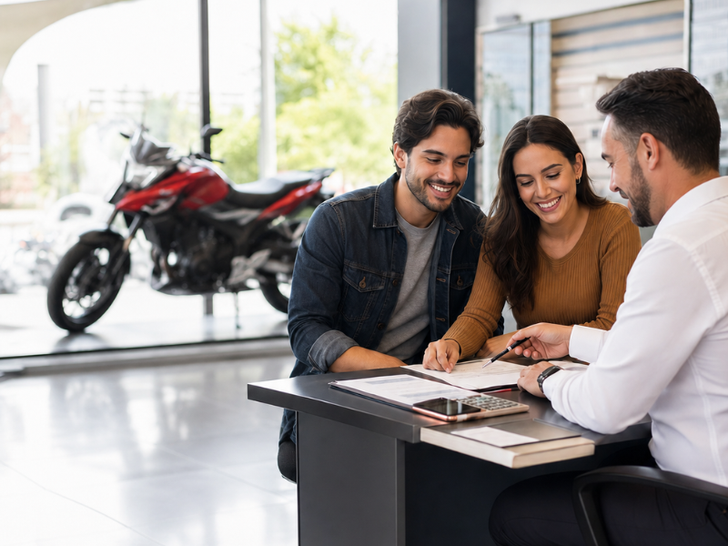 como financiar uma moto