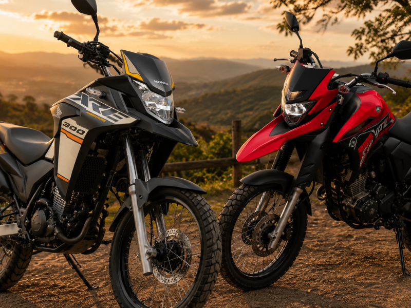 qual a diferença entre motos Honda e Yamaha 2026