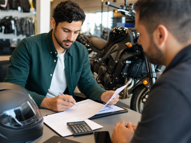 como financiar uma moto 0 km