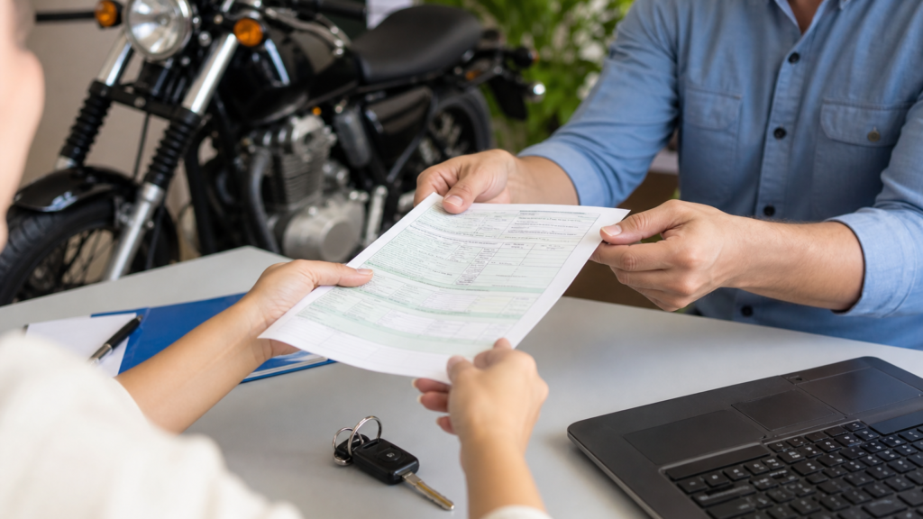 como fazer transferência de moto